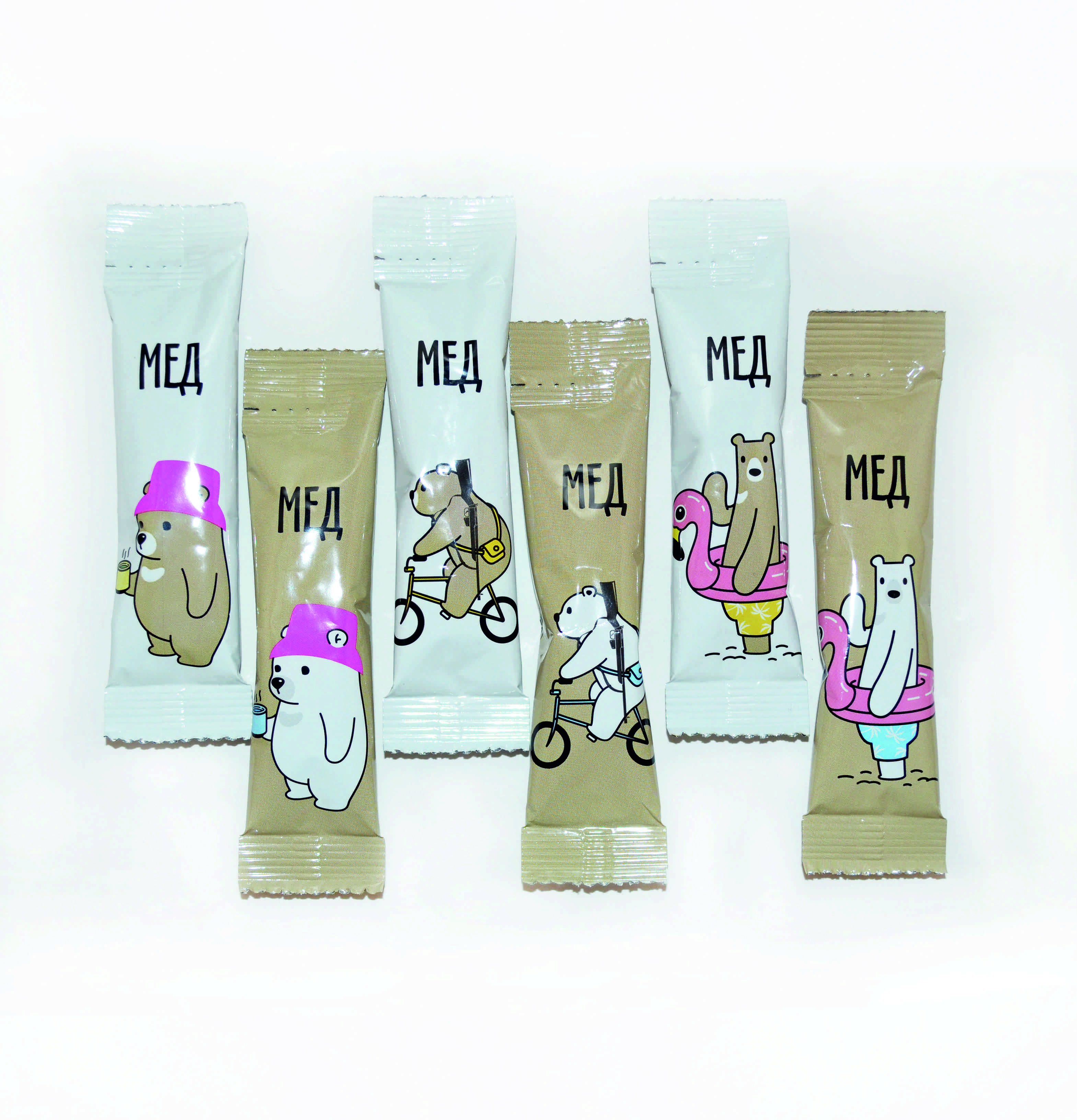 Мед Мултипак у стіках по 20г